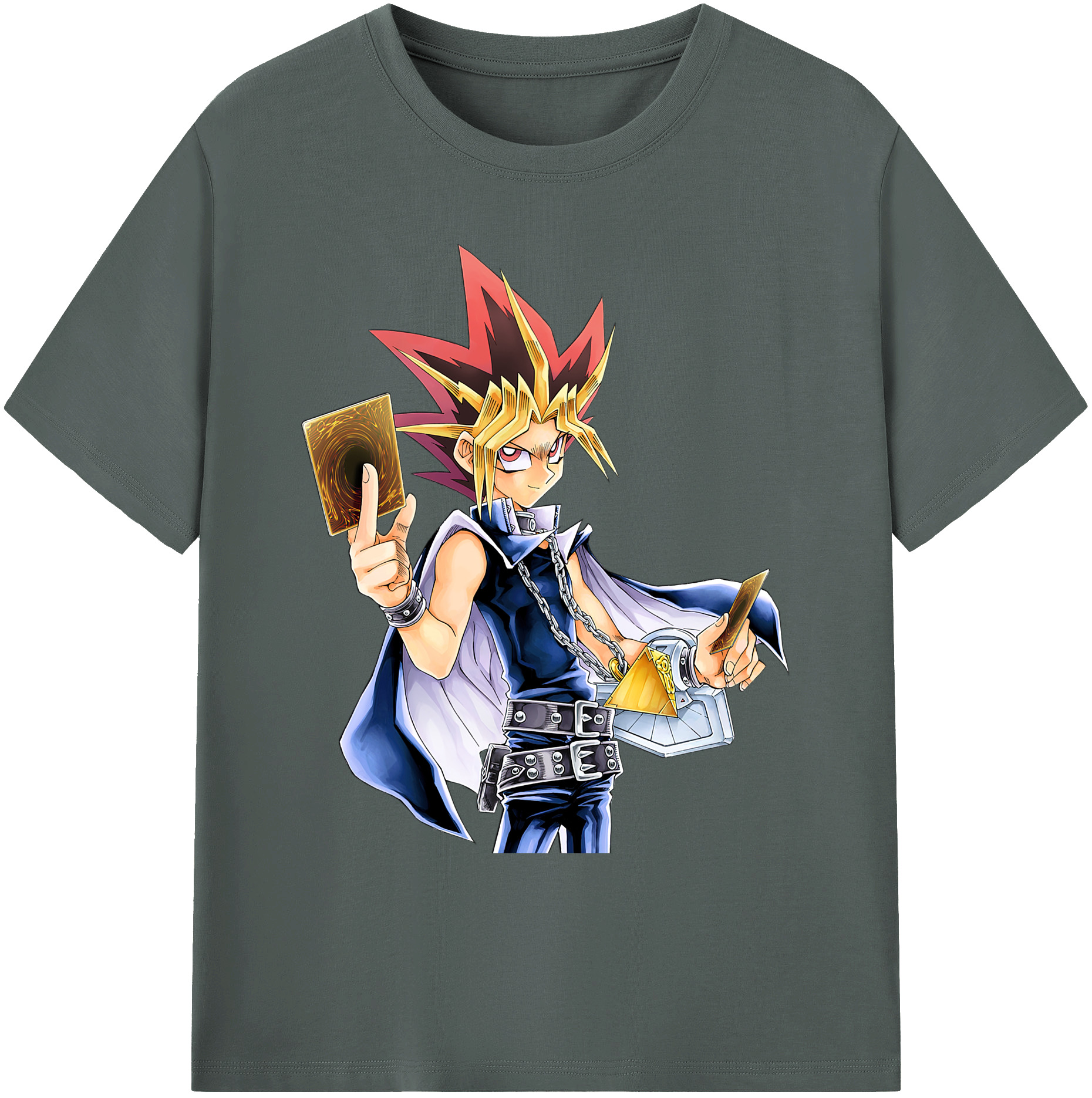 （画像用） 遊☆戯☆王 Yu-Gi-Oh! 綿100％ メンズ半袖Tシャツ｜肌触りやわらか＆通気性